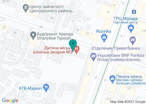 Амбулатория №2 КНП Днепровский центр первичной медико-санитарной помощи №1 - на карте