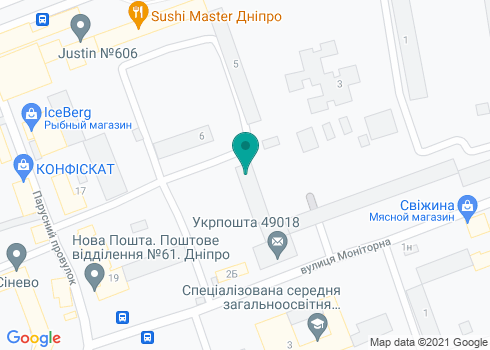 Амбулатория №2 КНП Днепровский центр первичной медико-санитарной помощи №5, филиал - на карте