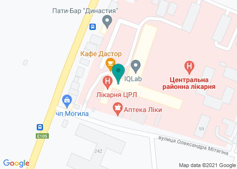 Амбулатория №8 КНП Новомосковский городской центр первичной медико-санитарной помощи - на карте
