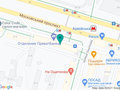 Перша приватна поліклініка, филиал №1 Армейская - на карте