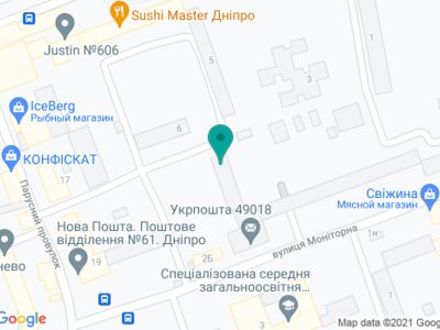 Амбулатория №2 КНП Днепровский центр первичной медико-санитарной помощи №5, филиал - на карте