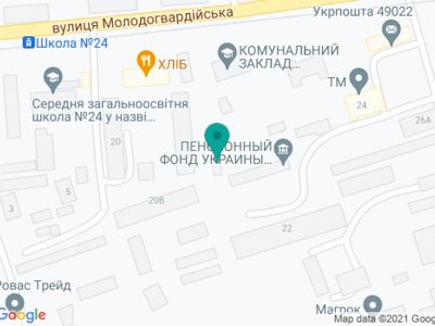 Амбулатория №5 КНП Днепровский центр первичной медико-санитарной помощи №10, филиал - на карте