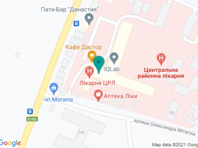 Амбулатория №8 КНП Новомосковский городской центр первичной медико-санитарной помощи - на карте Амбулатория №8 КНП Новомосковский городской центр первичной медико-санитарной помощи - на карте