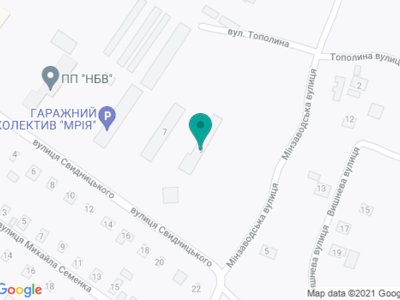 Амбулатория №5 КНП Миргородский городской центр первичной медико-санитарной помощи - на карте